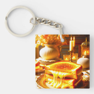 Cheese Heaven: The Ultimate Comfort Food Key Ring