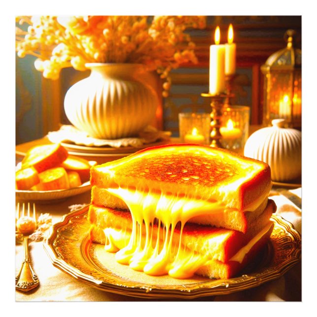 Cheese Heaven: The Ultimate Comfort Food Photo Print (Front)