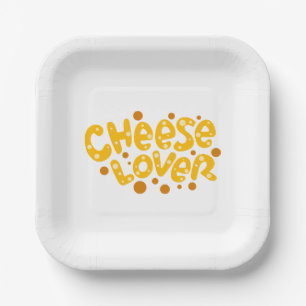 Cheese Lover Paper Plate
