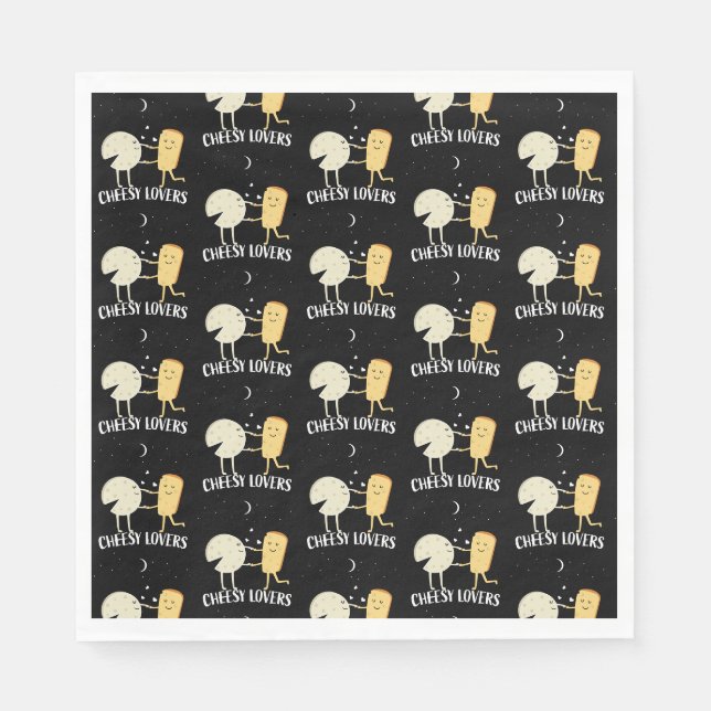 Cheese Lovers And Connoisseur  Napkin (Front)