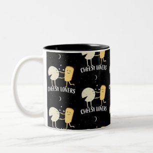 Cheese Lovers And Connoisseur Two-Tone Coffee Mug