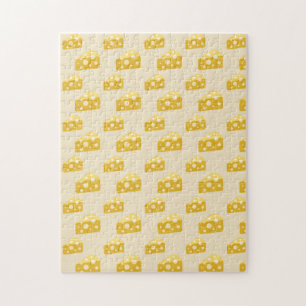 Cheese Lovers Swiss Emmental Yellow Food Lover Jigsaw Puzzle