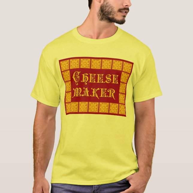 Cheese Maker Vintage Kitchen Art T-Shirt (Front)