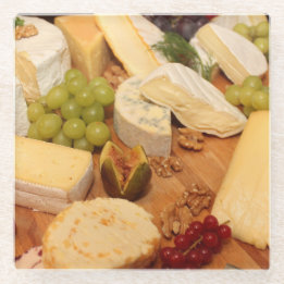 Cheese & More! Glass Coaster