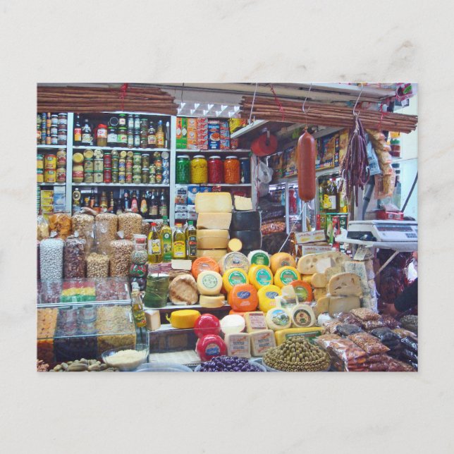 Cheese, Olives & Nuts Postcard (Front)