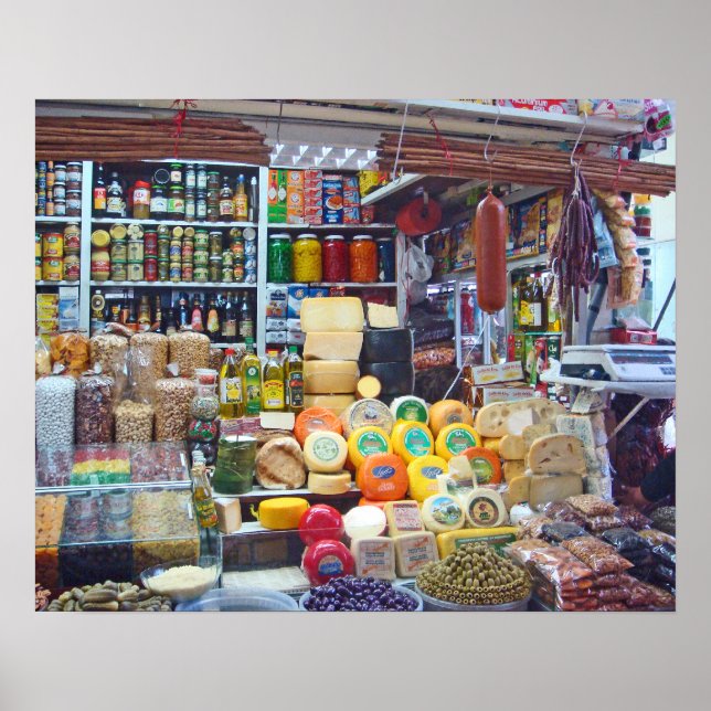 Cheese, Olives & Nuts Poster (Front)