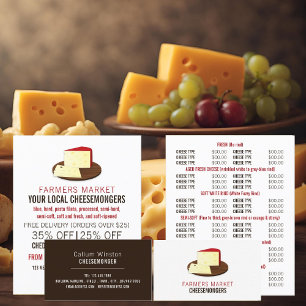 Cheese on Board, Cheesemonger Business Card