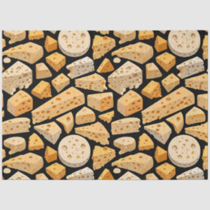 Cheese Pieces Natural Holes Pattern Decoupage Tissue Paper