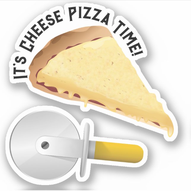 Cheese Pizza and Pizza Cutter (Front)