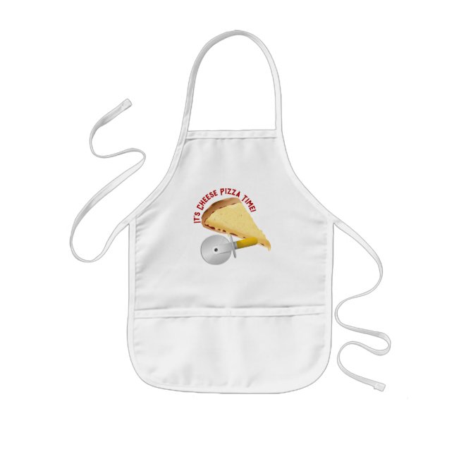 Cheese Pizza Day Kids Apron (Front)