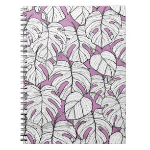 Cheese plant exotic tropical monstera house plant notebook