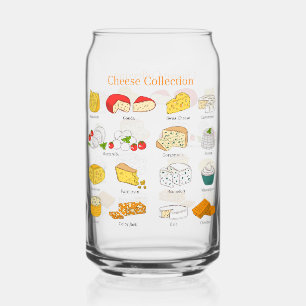 Cheese Please! Can Glass