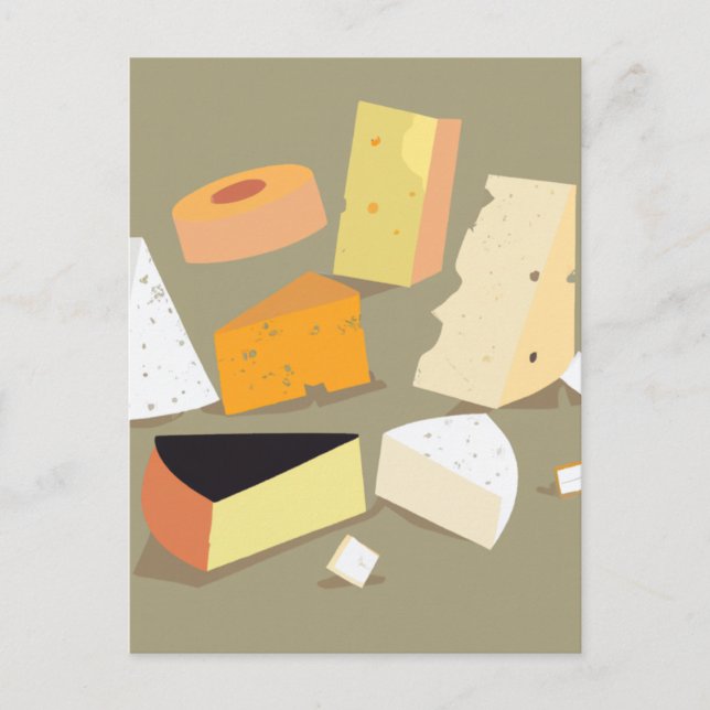 cheese please postcard (Front)