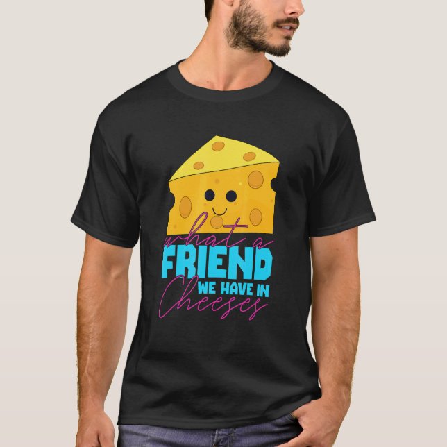 Cheese Pun Best Friend Bff Couple Costume T-Shirt (Front)