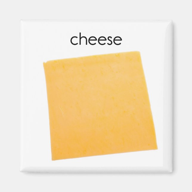 Cheese Refrigerator Magnet (Front)