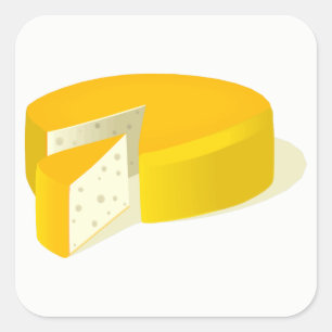 Cheese Square Sticker
