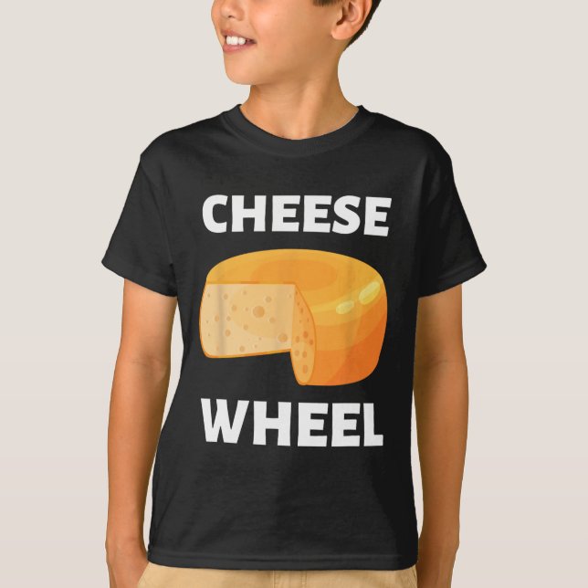 Cheese Wheel Video Game Meme Design  T-Shirt (Front)