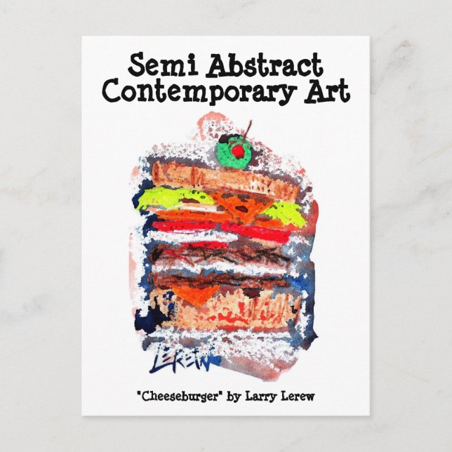 Cheeseburger #170229 postcard (Front)