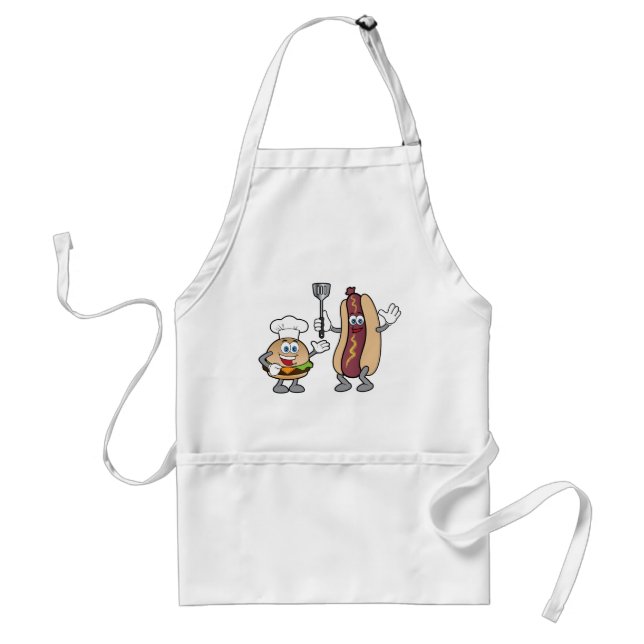 Cheeseburger and Hot Dog Standard Apron (Front)