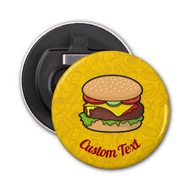 Cheeseburger Bottle Opener (Front)