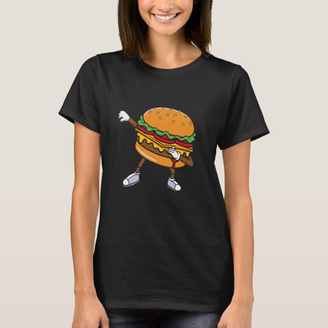Cheeseburger Burger Fast Food Restaurant Foodie Bu T-Shirt (Front)
