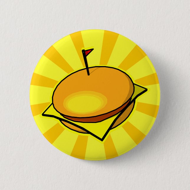 CHEESEBURGER Button (Front)