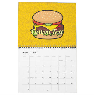 Cheeseburger Calendar