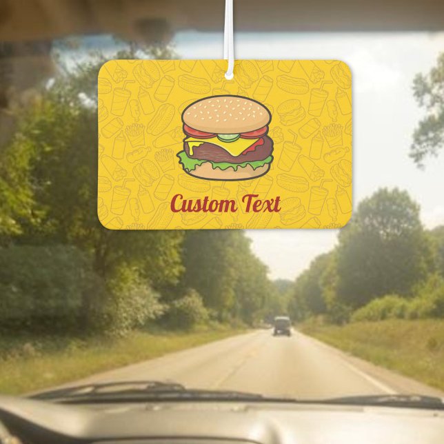 Cheeseburger Car Air Freshener (Creator Uploaded)