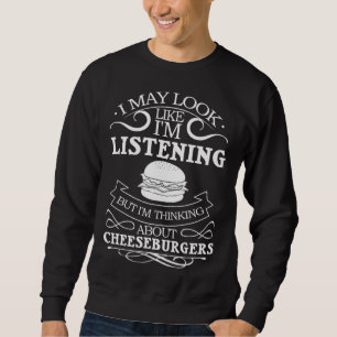 Cheeseburger Cheese Burger Sandwich Maker Sweatshirt