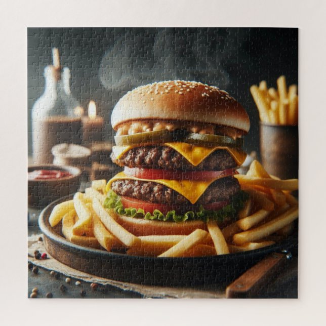 Cheeseburger Combo Puzzle (Vertical)