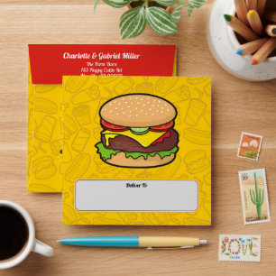 Cheeseburger Envelope