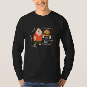 Cheeseburger French Fry & Hamburger Food Eating T-Shirt
