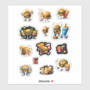 Cheeseburger Fries Drink Milkshake 