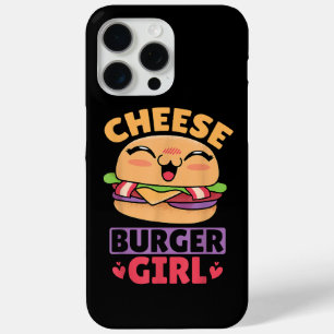 Cheeseburger Girl, Hamburger Women and Cheeseburge iPhone 15 Pro Max Case