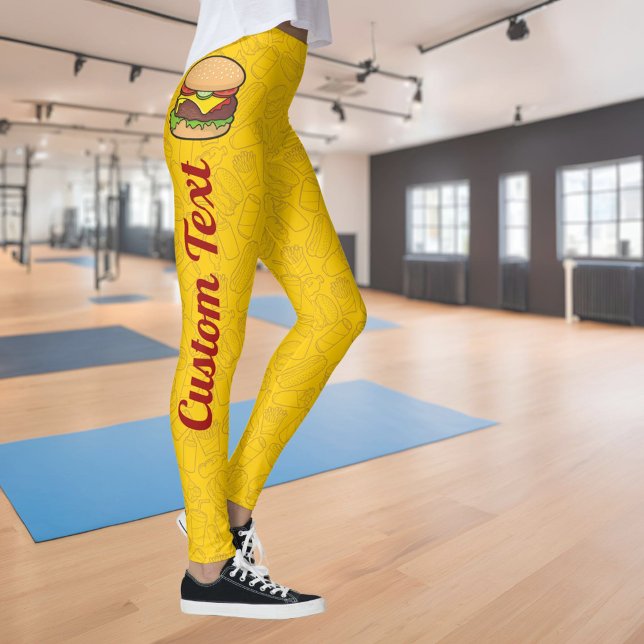 Cheeseburger Leggings (Creator Uploaded)