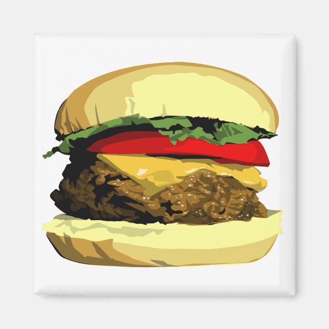 Cheeseburger magnet (Front)