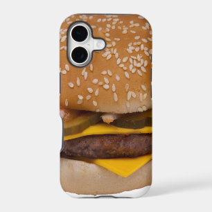 Cheeseburger On Sesame Seed Bun