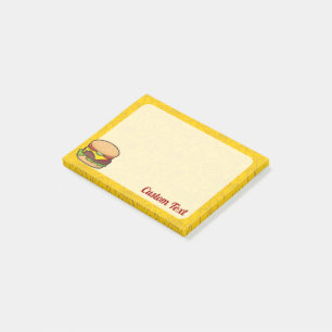 Cheeseburger Post-it Notes