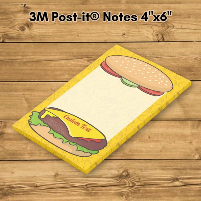 Cheeseburger Post-it Notes (Creator Uploaded)