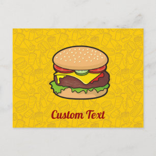 Cheeseburger Postcard