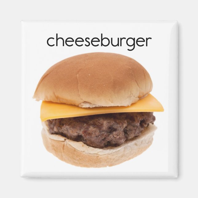 Cheeseburger Refrigerator Magnet (Front)