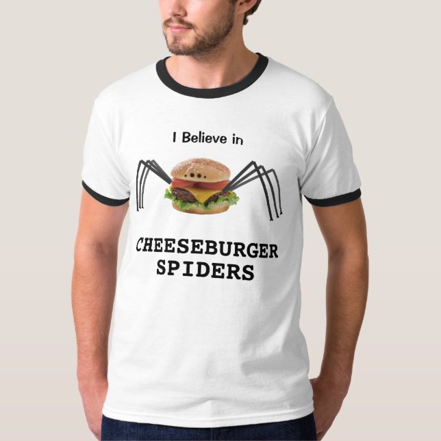 Cheeseburger Spiders T-Shirt (Front)