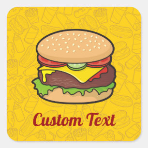 Cheeseburger Sticker