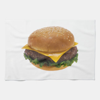 Cheeseburger Tea Towel