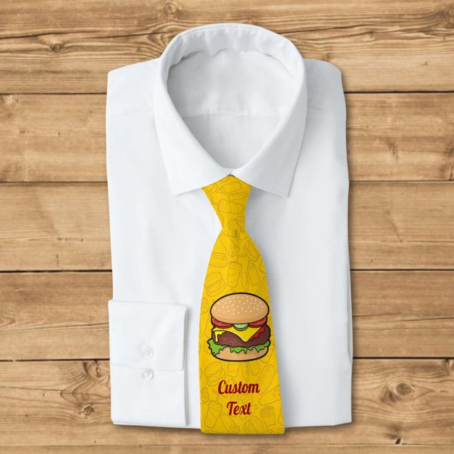Cheeseburger Tie (Creator Uploaded)