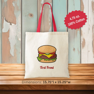 Cheeseburger Tote Bag