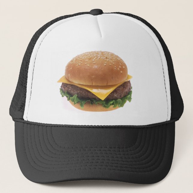 Cheeseburger Trucker Hat (Front)