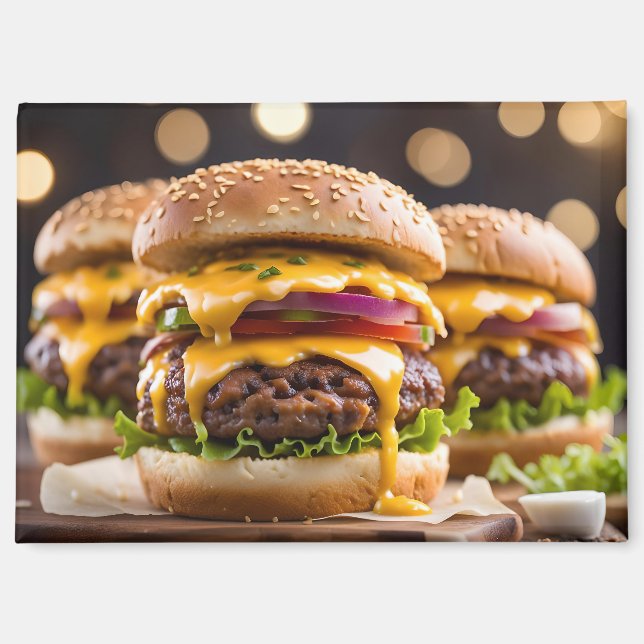 Cheeseburgers Magnet (Front)