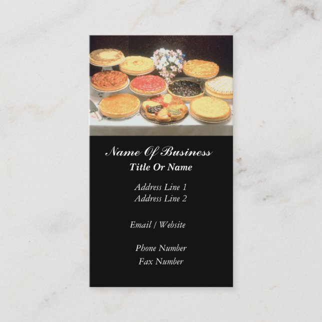 Cheesecake Bakery Business Card (Front)