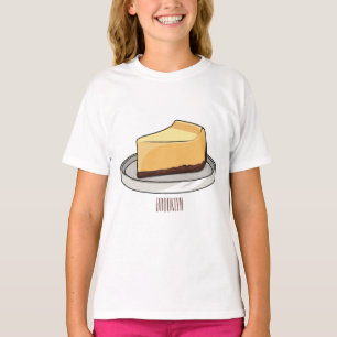 Cheesecake cartoon illustration T-Shirt
